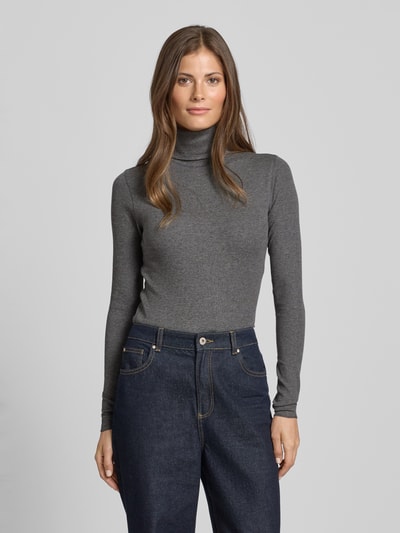 Polo Ralph Lauren Shirt met lange mouwen van lyocellmix in gebreide look Middengrijs - 4