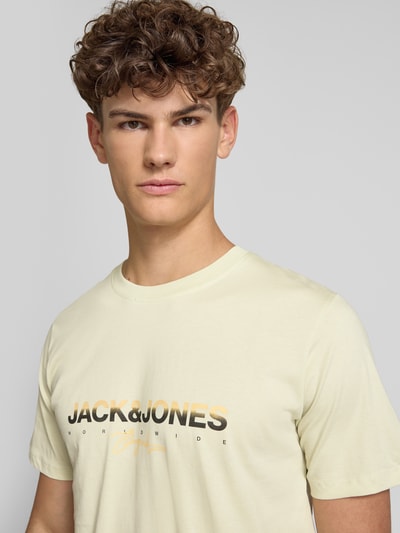 Jack & Jones T-Shirt mit Label-Print Mint 3