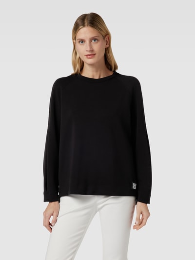 Marc Cain Sweatshirt mit Label-Patch Black 4
