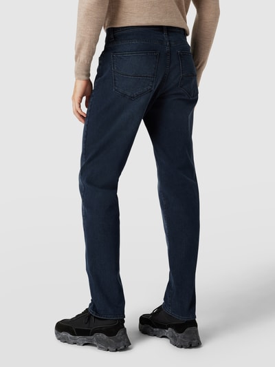 Brax Straight Fit Jeans mit Label-Detail Modell 'CADIZ' Dunkelblau 5