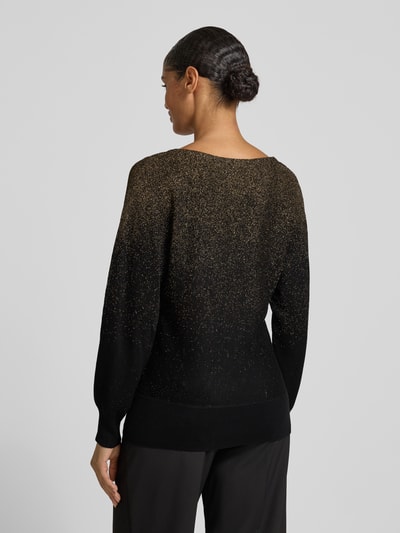 Apricot Gebreide pullover met ribboorden Zwart - 5