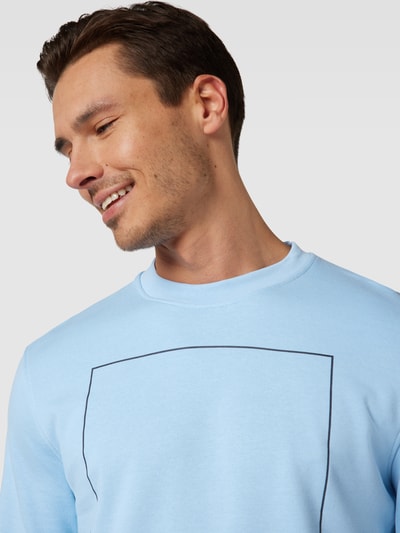 ARMANI EXCHANGE Sweatshirt mit Label-Print Sky 3