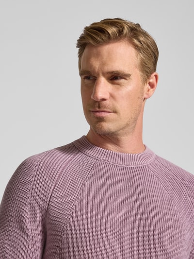 Drykorn Gebreide pullover met ronde hals Rosé - 3