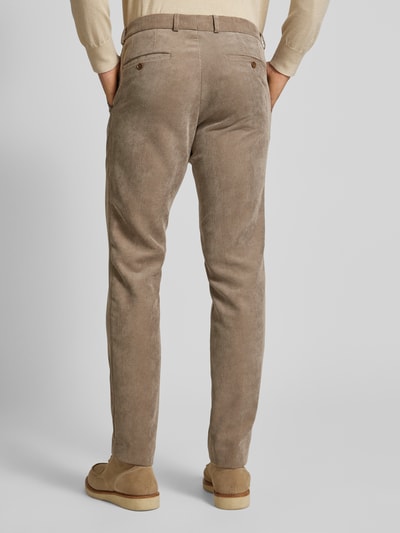 Carl Gross Corduroy broek met steekzakken, model 'Tomte' Lichtgrijs - 5