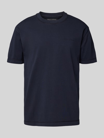 Marc O'Polo Regular Fit T-Shirt aus reiner Baumwolle Marine 2