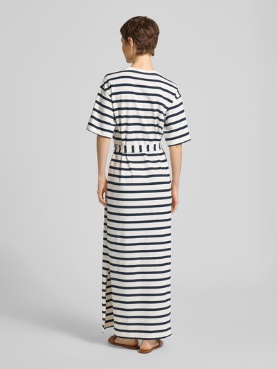 Selected Vloeiend sweatshirtjurk van puur biologisch katoen model 'ESSENTIAL' Marineblauw - 5