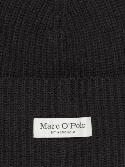 Marc O'Polo Mütze mit breitem Umschlag Dunkelgrau 2