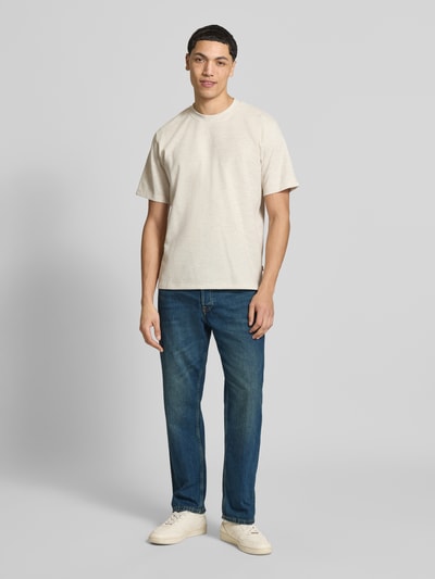 JACK & JONES Relaxed Fit Jeans im Used-Look Modell 'CHRIS' Dunkelblau 1