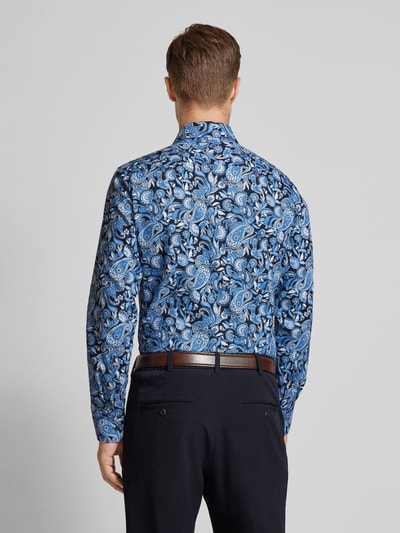 SEIDENSTICKER Slim fit zakelijk overhemd met kentkraag Bleu - 5