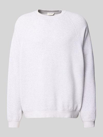 Produktfoto, Sweatshirt mit Rundhalsausschnitt Modell 'ATUBAY' von American Vintage aus Baumwoll-Elasthan-Mix, Relaxed-Fit, hellgrau