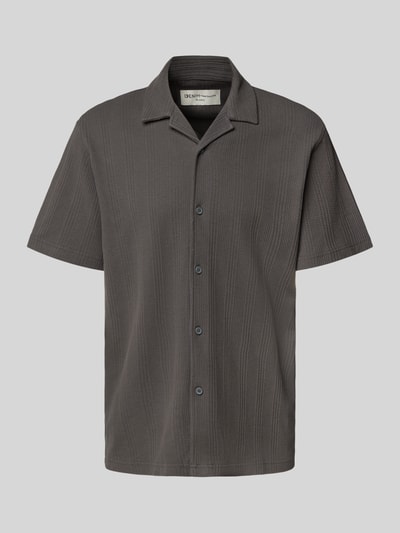 Tom Tailor Denim Relaxed Fit Freizeithemd aus reiner Baumwolle Anthrazit 2