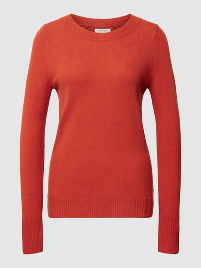 Christian Berg Woman Strickpullover mit Rundhalsausschnitt Terrakotta 2