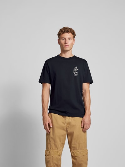 MAISON KITSUNE Regular Fit T-Shirt aus Baumwolle Black 4