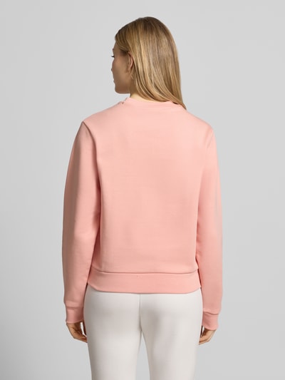 Lacoste Sport Relaxed Fit Sweatshirt aus reiner Baumwolle Apricot 5