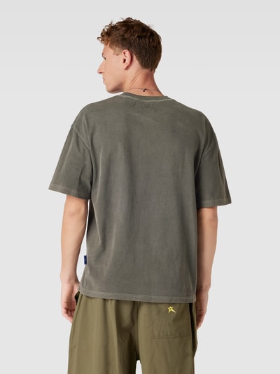 PEQUS T-Shirt in melierter Optik Anthrazit 5