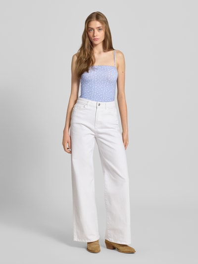 Review Crop Top mit Zierschleife Bleu 1