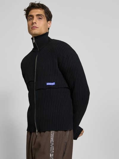 A-COLD-WALL Strickjacke in Ripp-Optik Black 3