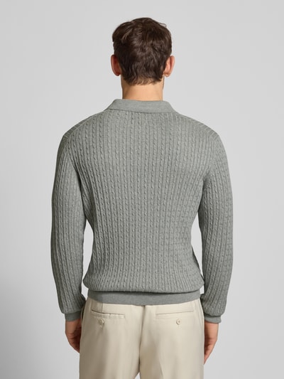 MCNEAL Gebreide pullover met polokraag Middengrijs gemêleerd - 5