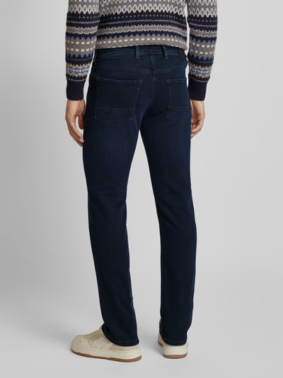 MAC Straight Fit Jeans im 5-Pocket-Design Modell 'Arne' Dunkelblau 5