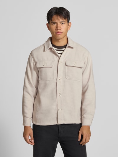 JACK & JONES Regular fit jack met borstzakken model 'REGENT' Offwhite - 4