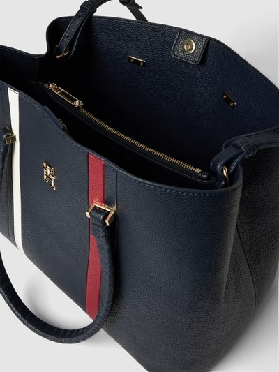 Tommy Hilfiger Handtasche in Leder-Optik Marine 5