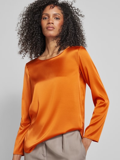 MaxMara Leisure Blusenshirt mit Rundhalsausschnitt Modell 'MOLDAVA' Orange 3