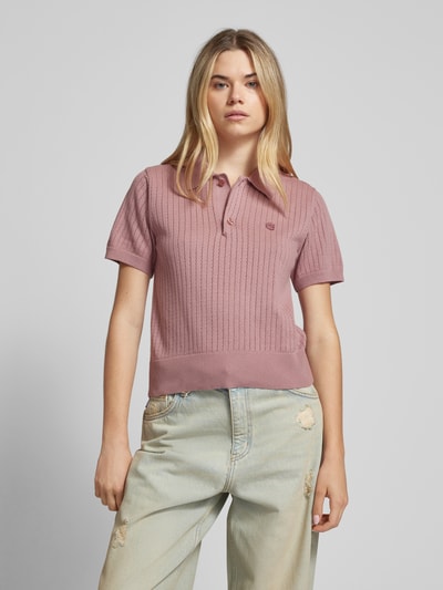 Carhartt Work In Progress Strickshirt mit Logo-Badge Modell 'NORLINA' Mauve 4