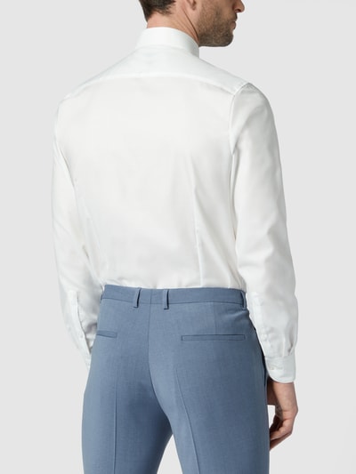 OLYMP Level Five Slim fit zakelijk overhemd van twill  Ecru - 5