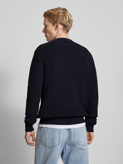 Replay Strickpullover mit Label-Detail Marine 5