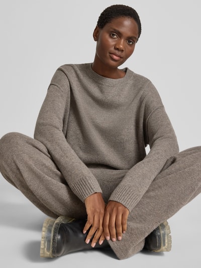 Juvia Wollpullover mit Kaschmir-Anteil Dunkelgrau Melange 3