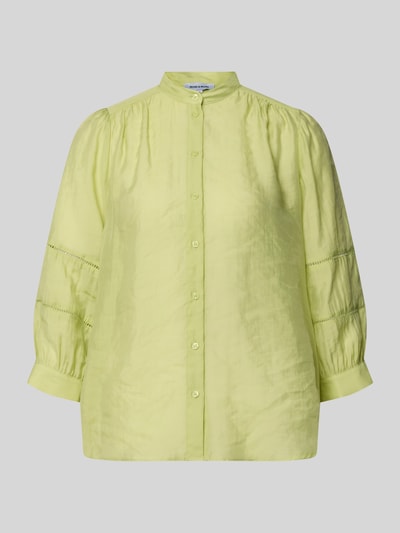 MORE & MORE regular fit blouse met 3/4-mouw Lichtgroen - 2