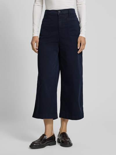 Lauren Ralph Lauren Spodnie materiałowe z wpuszczanymi kieszeniami model ‘YURSHANE’ Ciemnoniebieski 4