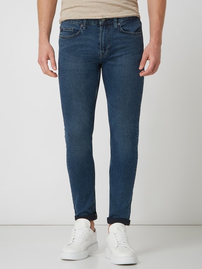 Only & Sons Skinny Fit Jeans mit Stretch-Anteil Modell 'Warp' Jeansblau 4