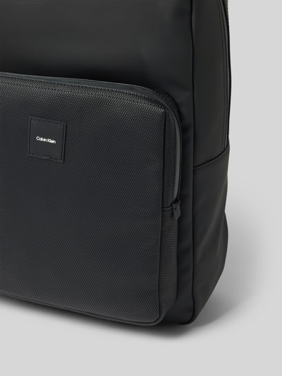 CK Calvin Klein Rucksack mit Label-Patch Modell 'CK ESSENTIAL' Black 3