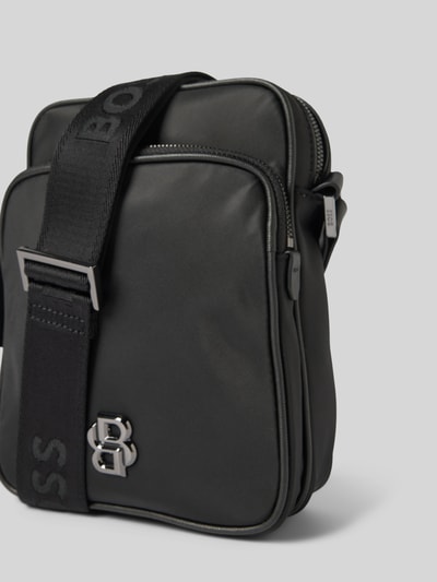 BOSS Umhängetasche aus softem Twill Black 3