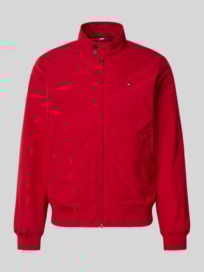 Tommy Hilfiger Relaxed Fit Blouson mit Logo-Stitching Rot 2