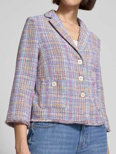 More & More Blazer met structuurmotief  - 3