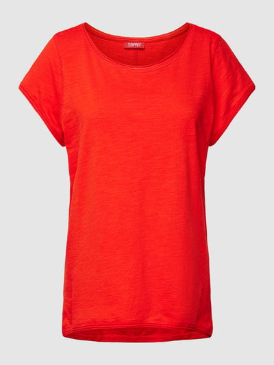 Esprit T-shirt met ronde hals en korte mouwen Rood - 2