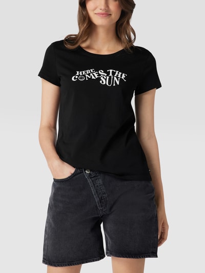 Tom Tailor Denim T-Shirt mit Statement-Print Black 4