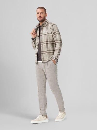 Brax Regular Fit Freizeithemd mit Brusttaschen Modell 'Kay c' Mittelbraun 1