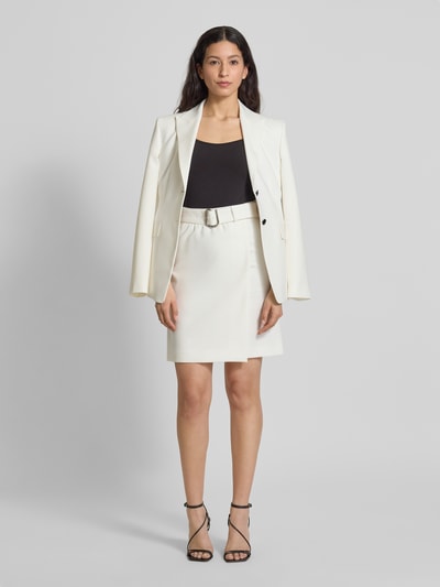 HUGO Spódnica mini w kopertowym stylu model ‘Ronea’ Biały 1