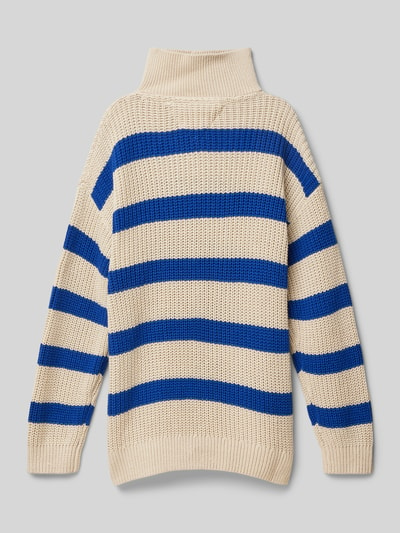 Tommy Hilfiger Teens Gebreide pullover met opstaande kraag Ecru - 3