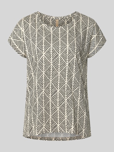 Soyaconcept T-Shirt mit Rundhalsausschnitt Modell 'FELICITY' Black 2