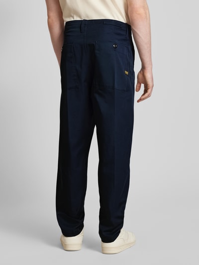 G-Star Raw Relaxed Tapered Fit Chino mit Bundfalten Marine 5