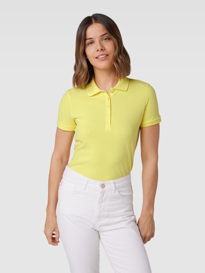 Montego Poloshirt mit Umlegekragen Pastellgelb 4