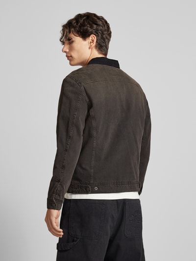 Jack & Jones Jeansjack met borstzakken, model 'JEAN' Zwart - 5