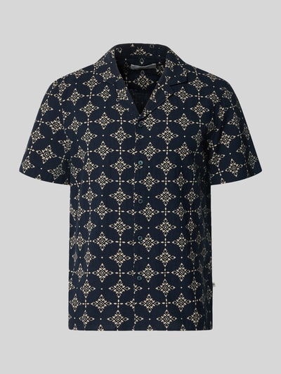 s.Oliver RED LABEL Koszula casualowa o kroju relaxed fit z czystej bawełny Granatowy 1