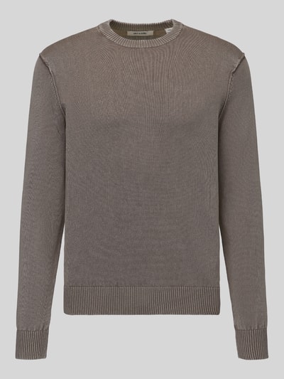 ONLY & SONS Regular Fit Pullover aus reiner Baumwolle Beige 2