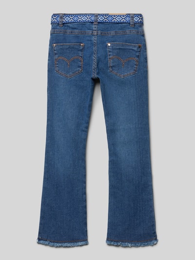 Mayoral Flared Cut Jeans mit Gürtel Blau 3