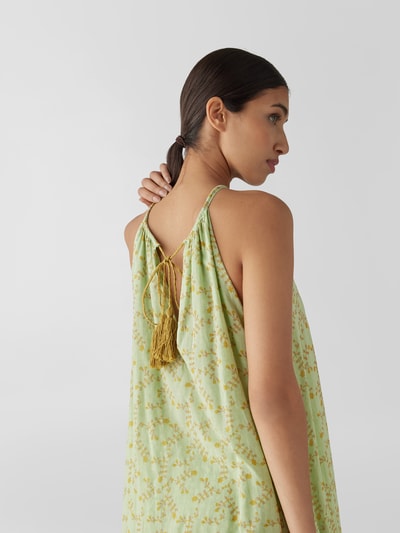 Yvonne S Maxikleid mit Neckholder Hellgrün 3